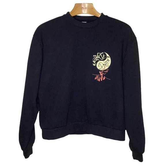 Jam x Arcteryx Sweatshirt XL Black Sam Jayne LA Release Yin Yang Wildfire Crew - Picture 1 of 6